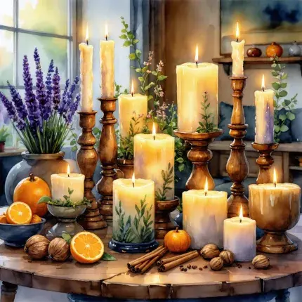 Dekorativne sveće: Toplo ambijentalno osvetljenje